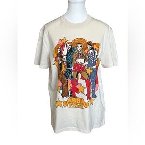 ABBA Voyage Graphic Tee Size Small Retro Band T-Shirt Vintage Style Merch
